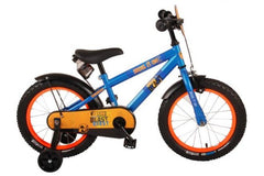 NERF Kinderfiets 16 Inch - Stoere Jongensfiets Satijn Blauw | Fitmarkt - High-Quality 16 Inch Boys Bike in Satin Blue Color