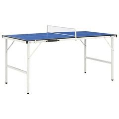 Tafeltennistafel Met Net 5 Feet 152X76X66 Cm Blauw Crème