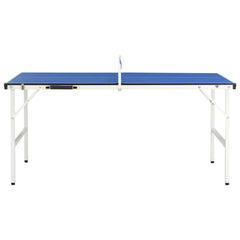 Tafeltennistafel Met Net 5 Feet 152X76X66 Cm Blauw Crème