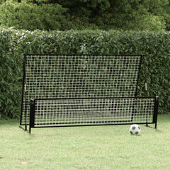 Voetbalrebounder/Voetbaldoel 2-In-1 202X104X120 Cm Staal