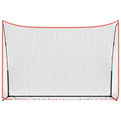 Golftrainingsnet 305X91X213 Cm Polyester Zwart En Rood