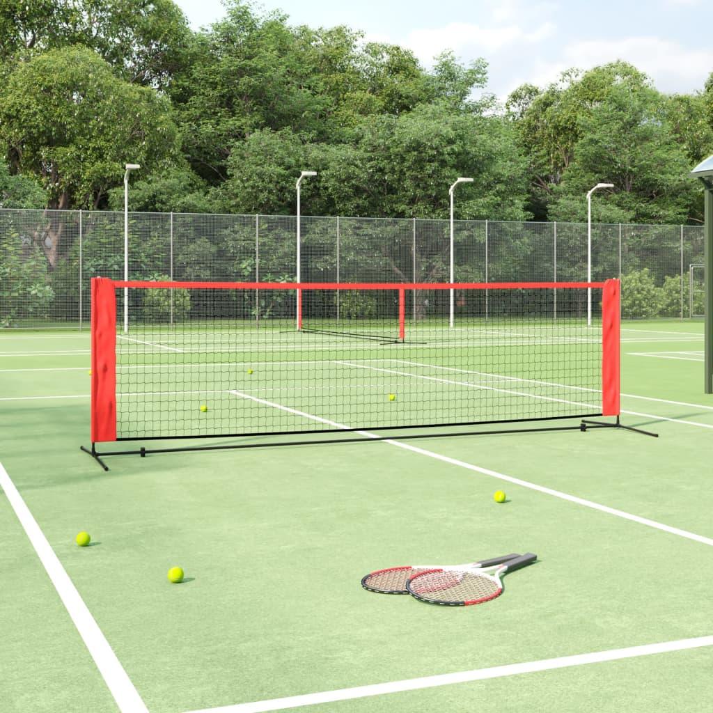 Tennisnet Polyester Zwart En Rood