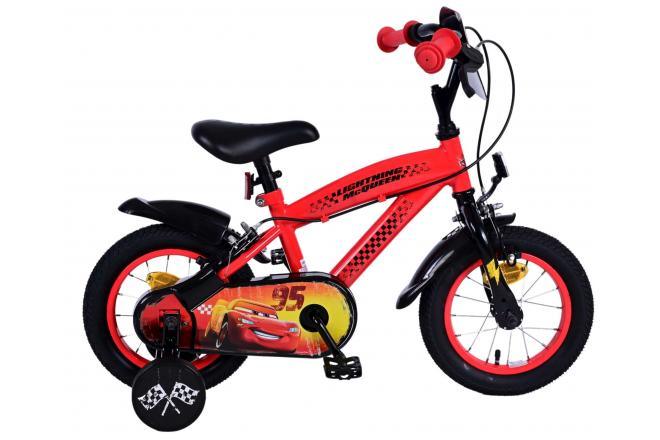 Disney Cars Kinderfiets - Jongens - 12 inch - Twee handremmen - Stoere en trendy jongensfiets met stevig frame en handremmen