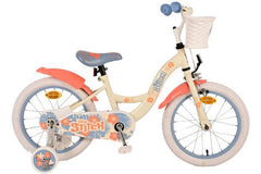 Disney Stitch 16 inch meisjesfiets met handrem, terugtraprem en zijwieltjes