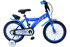 Disney Stitch 16 inch kinderfiets voor jongens in blauw, met handremmen