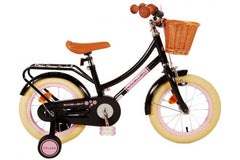 Volare Excellent Kinderfiets - Meisjes - 14 inch - Zwart - Veiligheid, comfort en duurzaamheid voor eindeloos fietsplezier!