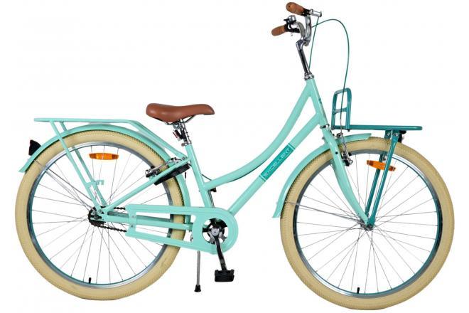 Volare Excellent Kinderfiets - Meisjes - 26 inch - Groen - Twee handremmen - Veilige en comfortabele meisjesfiets met handremmen, reflectoren, voordrager en verstelbaar zadel