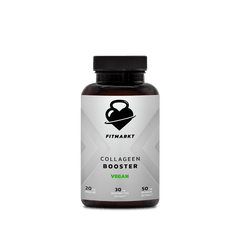 Collageen Booster Vegan 60 capsules van Fitmarkt - natuurlijke vegan formule voor huid, haar en nagelversteviging, rijk aan antioxidanten