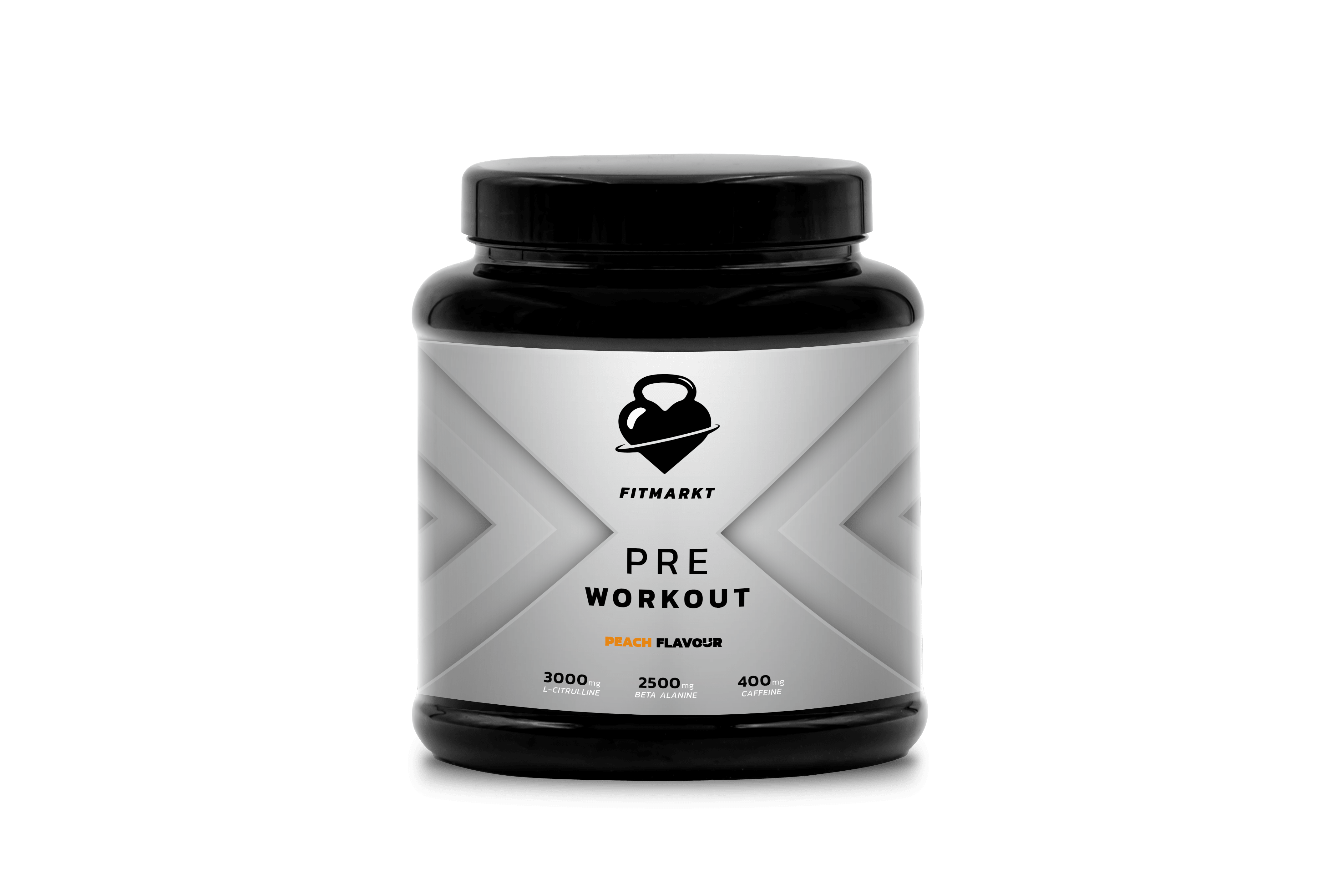 FitMarkt Pre-Workout Perzik 300g - Energieboost met verfrissende perziksmaak