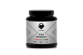 300g pre-workout supplement with aarbei/kiwi flavor for energy and focus