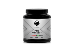 300g pre-workout supplement with aarbei/kiwi flavor for energy and focus