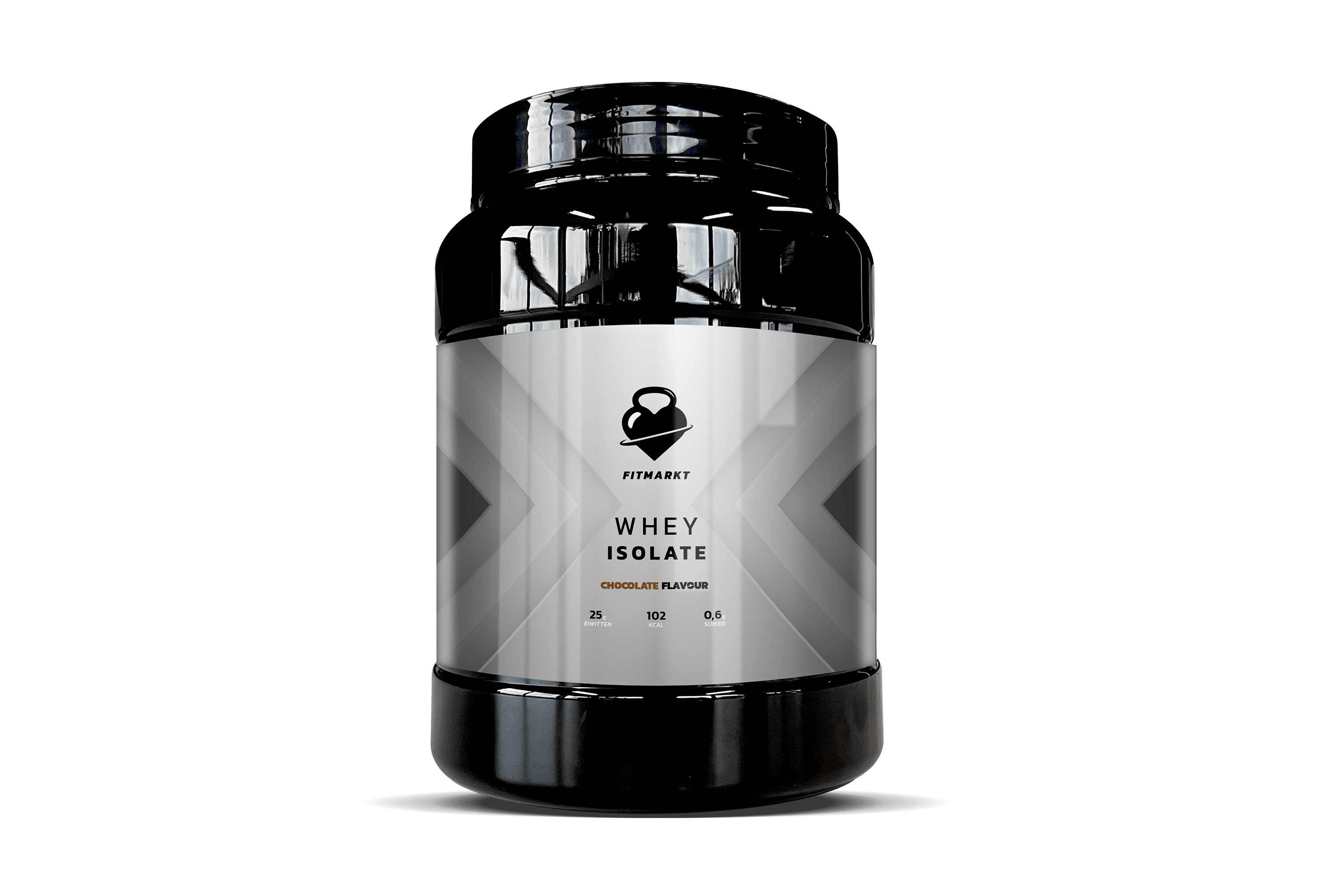 Whey Isolate Chocola 900gr van Fitmarktnl voor spierherstel en groei