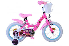 LOL Surprise Kinderfiets 14 Inch Roze - Meisjesfiets met Mandje, Afneembare Zijwieltjes, Verstelbaar Zadel - Veilige Fietservaring voor Kinderen tussen 3 en 5 jaar - Fitmarkt