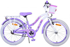 Volare Lovely 20 inch meisjesfiets met gesloten kettingkast, handremmen, reflectoren, bel