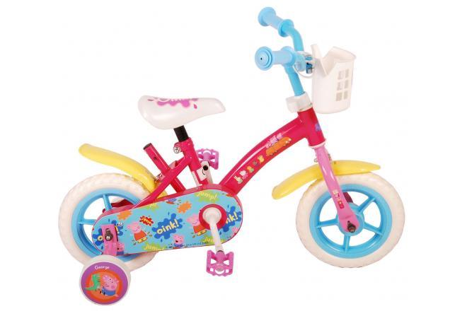 Peppa Pig 10 inch girls' bike in pink and blue - perfect gift for kids