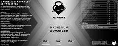 Magnesium Advanced 60 Tabletten - Ondersteunt spier- en zenuwfunctie, bevordert gezonde slaap