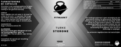 Illustration of FitMarkt Turkesterone 60 Capsules supporting muscle growth and recovery with natural ingredients