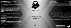 Fitmarkt Supplement for Immune System & Bone Health - Vegan-friendly