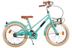 Volare Melody 18 inch meisjesfiets in turquoise met handrem en terugtraprem