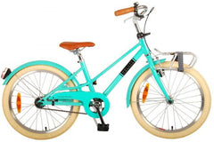 Volare Melody 20 inch meisjesfiets in turquoise met handrem, terugtraprem, verlichting, bel en verstelbaar stuur en zadel voor veilig en comfortabel fietsen