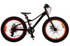 20 inch Volare Gradient Kinderfiets Jongens Zwart Oranje Rood 6 speed Prime Collection - Safe, comfortable, durable, and stylish boys bike for adventurous rides