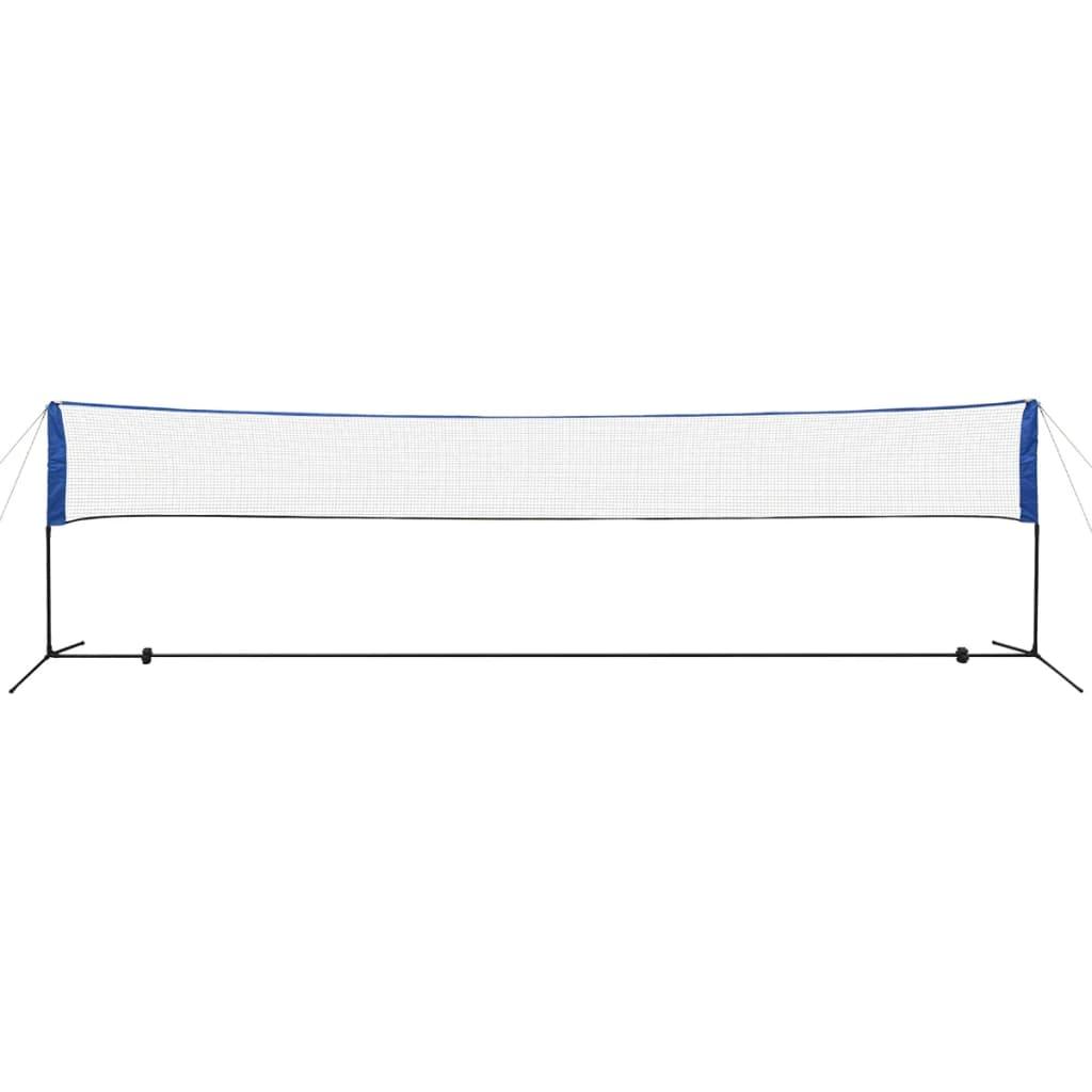 Badmintonnet Met Shuttles 600 X 155 Cm Crème