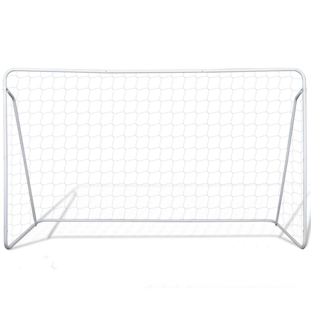 Voetbaldoelset Hoogwaardig 240X90X150 Cm Staal