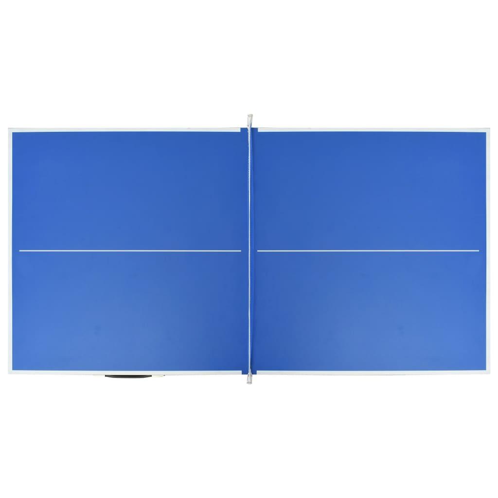Tafeltennistafel Met Net 5 Feet 152X76X66 Cm Blauw Crème