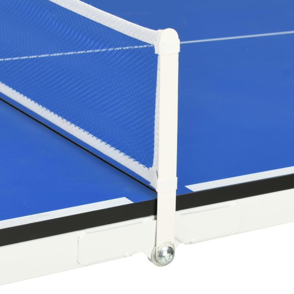 Tafeltennistafel Met Net 5 Feet 152X76X66 Cm Blauw Crème