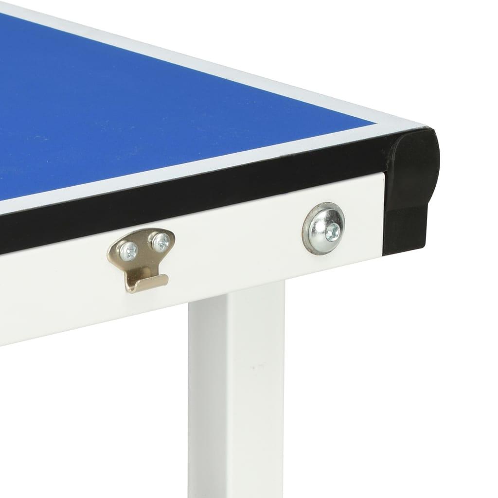 Tafeltennistafel Met Net 5 Feet 152X76X66 Cm Blauw Crème