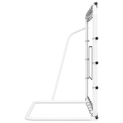 Voetbalrebounder 184X61X123 Cm Staal En Pe Wit En Zwart