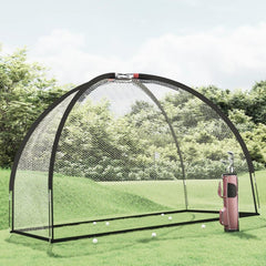 Golftrainingsnet 300X150X210 Cm Polyester Zwart