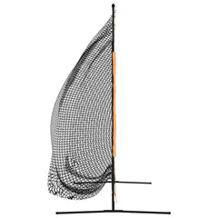Golftrainingsnet 215X107X216 Cm Polyester Zwart En Oranje