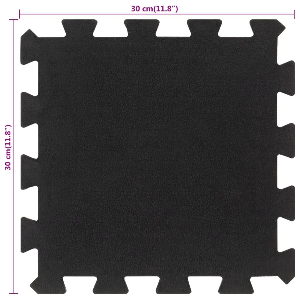 Rubbertegels 4 St 16 Mm 30X30 Cm Zwart