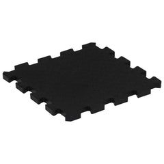 Rubbertegels 16 St 16 Mm 30X30 Cm Zwart