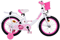 Volare Ashley 16 inch meisjesfiets met handrem, terugtraprem en afneembare zijwieltjes