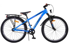 Volare Cross Kinderfiets - Jongens - 24 inch - Blauw: Een veilige, comfortabele en duurzame jongensfiets met reflectoren, verlichting en accessoires