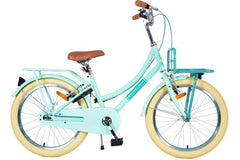 Volare Excellent Kinderfiets - Meisjes - 20 inch - Groen - Twee handremmen - Veilige en comfortabele meisjesfiets met handremmen, verlichting, verstelbaar zadel en stuur, en stijlvol design