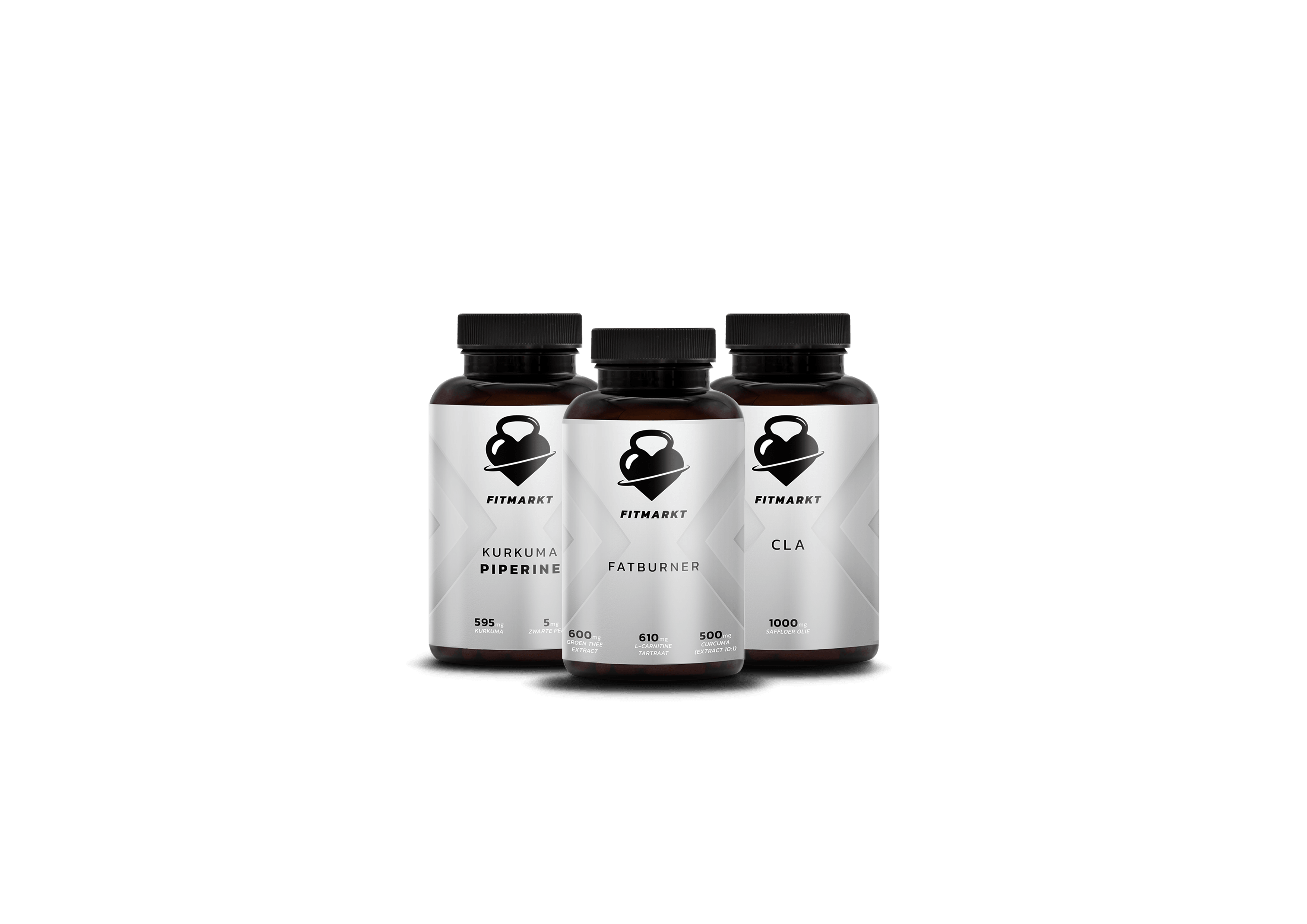 Fatburner, CLA, and Kurkuma Piperine in Afslank startpakket voor effectief gewichtsverlies