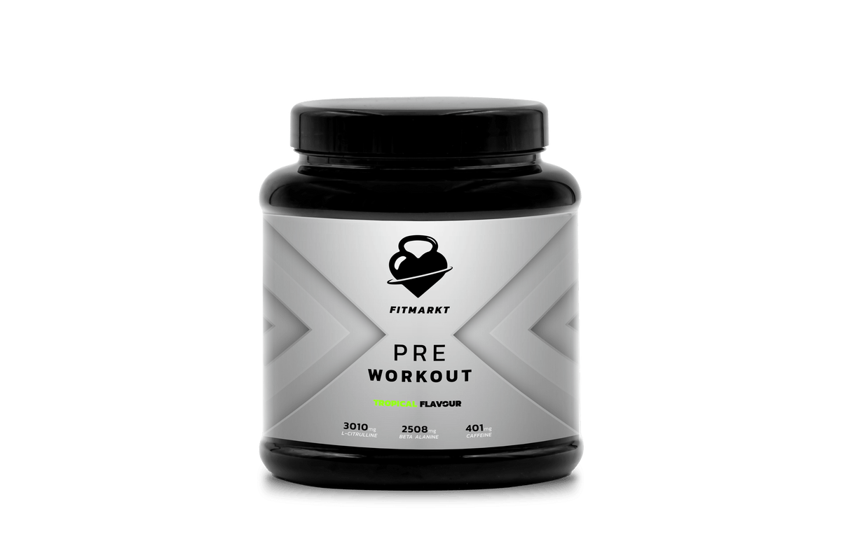 Pre-Workout Tropical 300g – Verbeter de energie en focus voor elke workout | FitMarkt productafbeelding