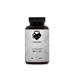 
Vitamine D3 + K2 capsules for strong bones and immune support
