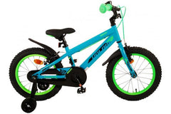 Volare Rocky 16 inch groene jongensfiets met handremmen en gesloten kettingkast