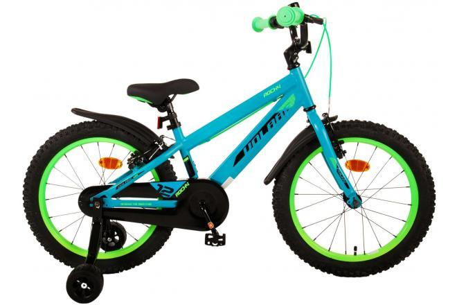 Volare Rocky 18 inch jongensfiets in groen met twee handremmen
