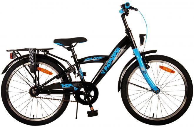 Volare Thombike Kinderfiets - Jongens - 20 inch - Zwart Blauw: Luxe zadel, reflectoren, handrem, terugtraprem, verlichting, verstelbaar stuur