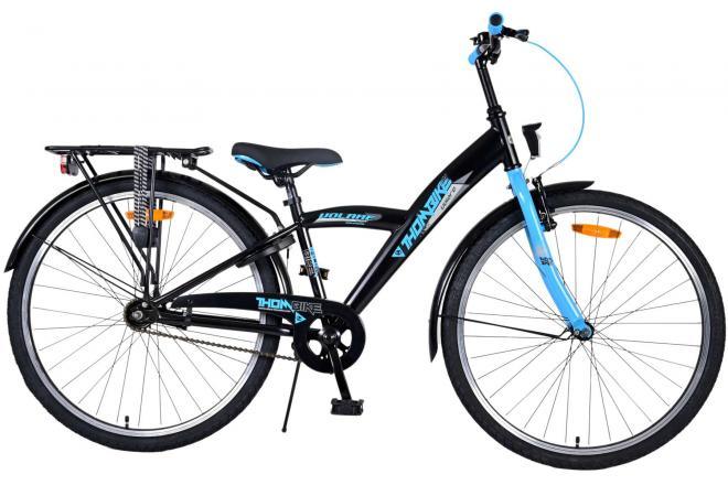 26 inch Volare Thombike Kinderfiets - Jongens - Zwart Blauw - Veiligheid, comfort en duurzaamheid voor lange en avontuurlijke fietstochten