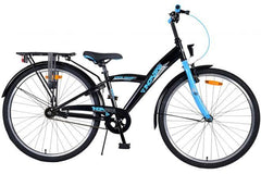 26 inch Volare Thombike Kinderfiets - Jongens - Zwart Blauw - Veiligheid, comfort en duurzaamheid voor lange en avontuurlijke fietstochten
