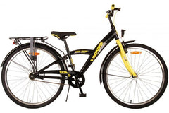 Volare Thombike Kinderfiets - Jongens - 26 inch - Zwart Geel - Luxe zachte zadel, handrem, terugtraprem, verlichting, reflectoren
