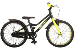Volare Blaster Kinderfiets - Jongens - 18 inch - Zwart Geel Groen - Prime Collection - Een veilige, comfortabele en duurzame jongensfiets voor avontuurlijke ritten