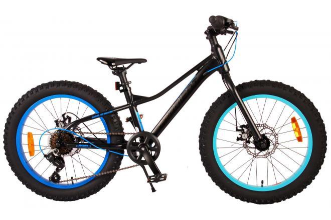 20 inch Volare Gradient Kinderfiets Jongens Zwart Blauw Aqua 6 speed A safe, durable, and comfortable bike for young adventurers