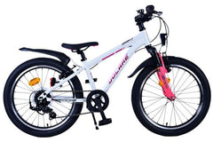 Volare XC Race 20 Meisjesfiets met 7 versnellingen, handremmen, reflectoren, verlichting, zacht zadel, standaard, en comfortabele brede banden Lang meegroeiend en veilig Te koop bij Fitmarktnl